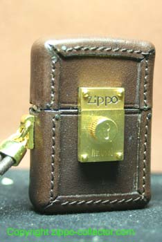 Leather legagge Zippo