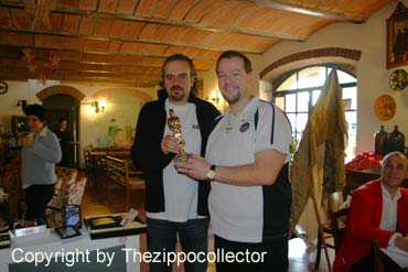 7 Speciel Moments ,Claudio appoint me to the BEST ZIPPO COLLECTOR of ZCI and hand over me the Trophy