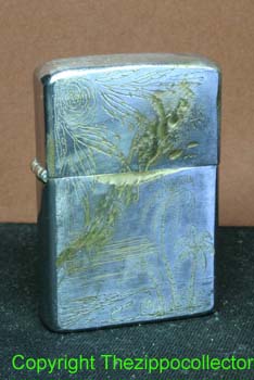 Trench Art handgraved 1958