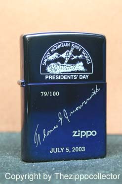 Presidents Day 2003 Blue Indigio